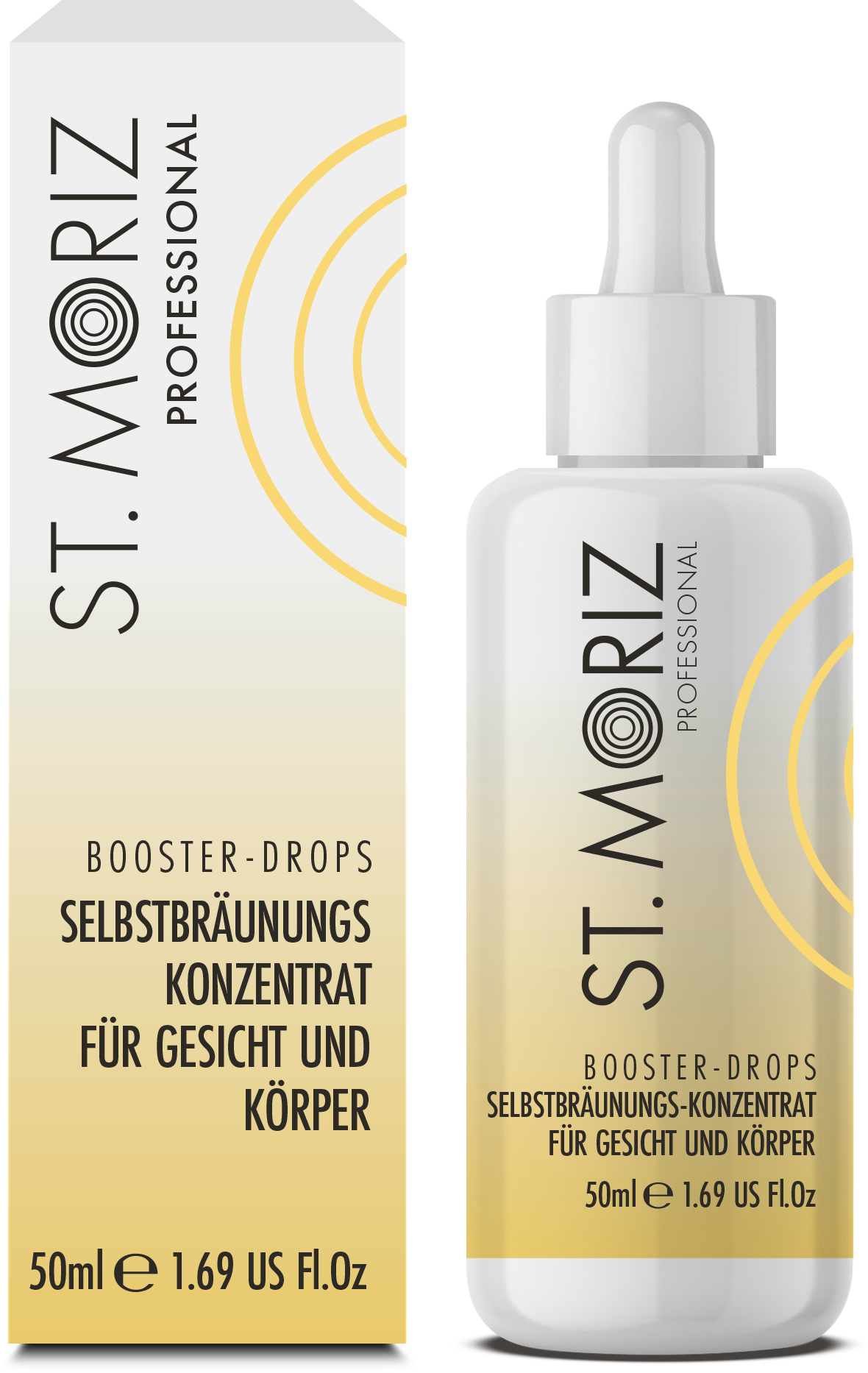 St. Moriz Professional – Booster Drops – Selbstbräunungskonzentrat für Gesicht und Körper 50ml